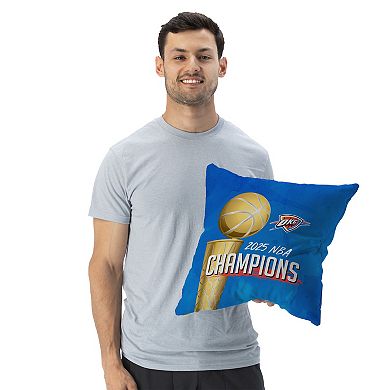 Oklahoma City Thunder 2025 Champs Buckets 18" Throw Pillow
