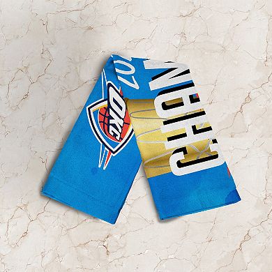 Oklahoma City Thunder 2025 Champions Clutch 15" x 18" Rally Towel