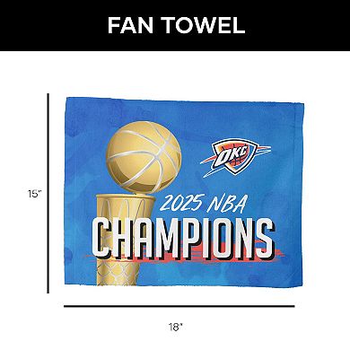Oklahoma City Thunder 2025 Champions Clutch 15" x 18" Rally Towel