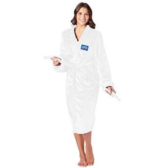 Adult Oklahoma City Thunder 2025 Champs Rim White Silk Touch Robe
