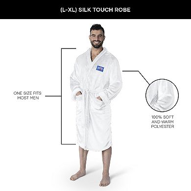 Oklahoma City Thunder 2025 Champs Rim White Silk Touch Robe