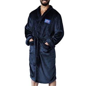Adult Oklahoma City Thunder 2025 Champs Rim Navy Silk Touch Robe