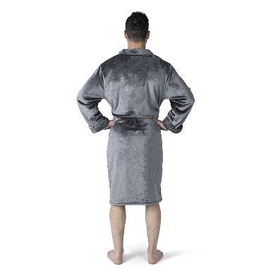 Oklahoma City Thunder 2025 Champs Rim Gray Silk Touch Robe