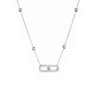 Adornia Stainless Steel Tarnish Resistant Bar Necklace