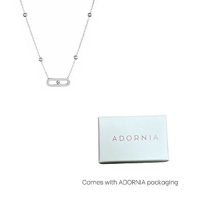 Adornia Stainless Steel Tarnish Resistant Bar Necklace