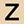 Gold Tone Z