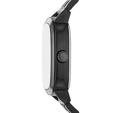 Folio Men's Square Case Watch & Bracelet Set