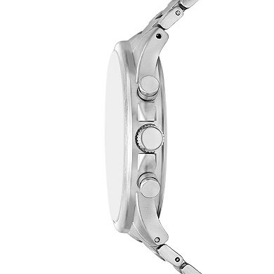 Folio Men's Chronograph Bracelet Watch, Bracelet & Mini Flask Keychain Set