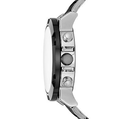 Folio Men's Silver Tone Bracelet Watch, Bracelet & Wallet Set