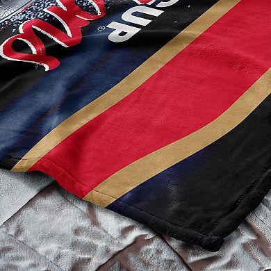 Florida Panthers 2025 Stanley Cup Champs Multiply Silk Touch Throw Blanket