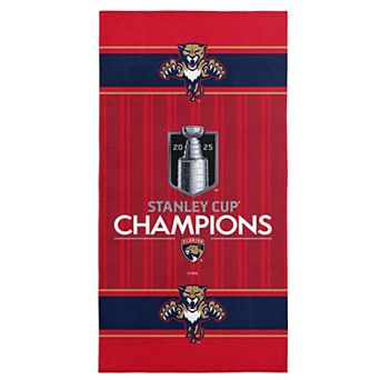 Florida Panthers 2025 Stanley Cup Champions 30" x 60" Unify Beach Towel
