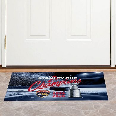 Florida Panthers 2025 Stanley Cup Champions 20" x 32" Washable Rug