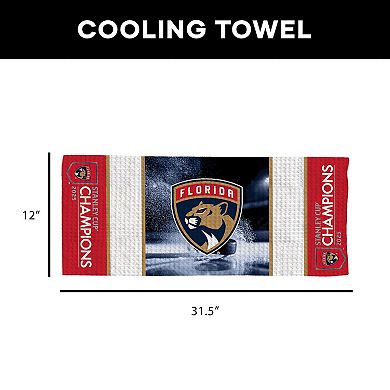Florida Panthers 2025 Stanley Cup Champions 12" x 31.5" Highlight Cooling Towel