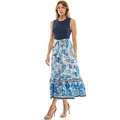 Women's Figueroa & Flower Printed Peasant Dress