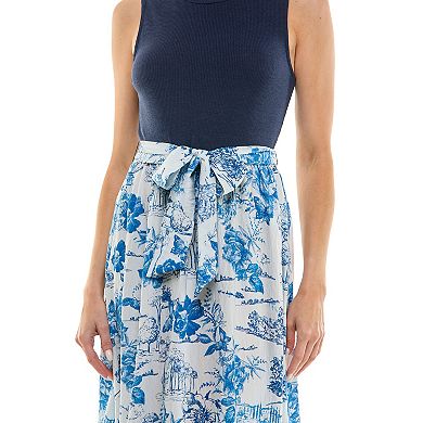 Women's Figueroa & Flower Printed Peasant Dress