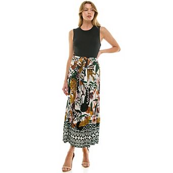 Women's Figueroa & Flower Printed Peasant Dress