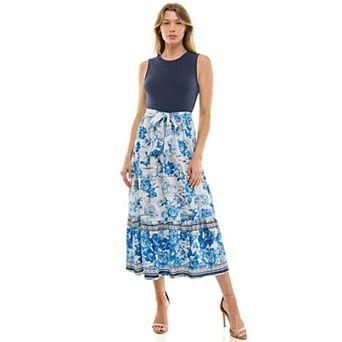 Women's Figueroa & Flower Printed Peasant Dress