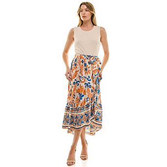 Women's Figueroa & Flower Printed Peasant Dress