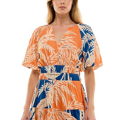 Women's Figueroa & Flower Printed Peasant Dress