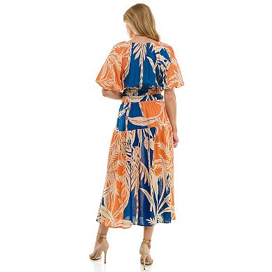 Women's Figueroa & Flower Printed Peasant Dress