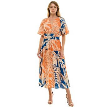 Women's Figueroa & Flower Printed Peasant Dress