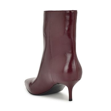 Nine West Charma Women's Kitten Heel Pointed Toe Ankle Boots