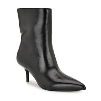 Nine West Charma Women's Kitten Heel Pointed Toe Ankle Boots
