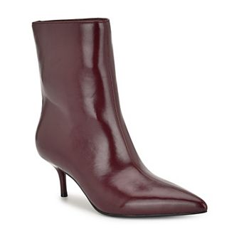 Nine West Charma Women's Kitten Heel Pointed Toe Ankle Boots