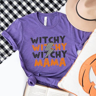 Witchy Mama Lightning Bolt - Women's Short Sleeve Graphic T-Shirt