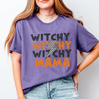 Witchy Mama Lightning Bolt - Women's Short Sleeve Graphic T-Shirt