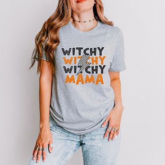 Witchy Mama Lightning Bolt - Women's Short Sleeve Graphic T-Shirt
