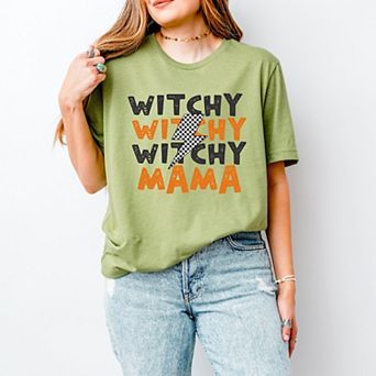 Witchy Mama Lightning Bolt - Women's Short Sleeve Graphic T-Shirt