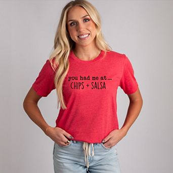 You Had Me At Chips And Salsa - Women's Short Sleeve Graphic T-Shirt