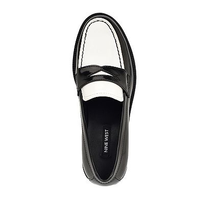 Nine West Berg Women's Almond Toe Slip-On Casual Loafers