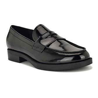 Nine West Berg Women's Almond Toe Slip-On Casual Loafers