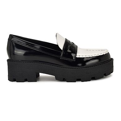 Nine West Keram Women's Slip-On Lug Sole Loafers