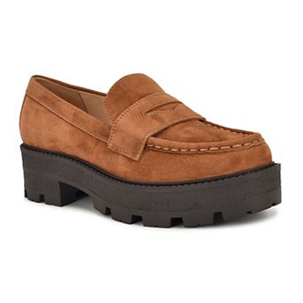Nine West Keram Women's Slip-On Lug Sole Loafers
