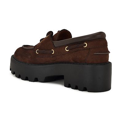 Nine West Kerisa Women's Slip-On Platform Lug Sole Loafers