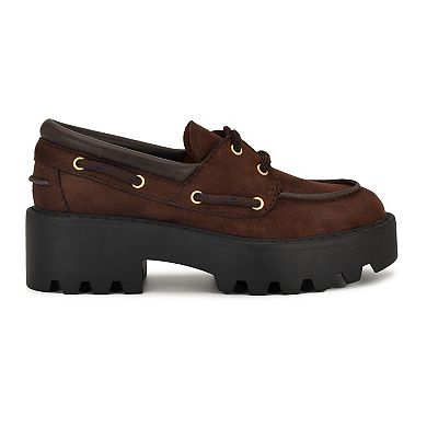 Nine West Kerisa Women's Slip-On Platform Lug Sole Loafers