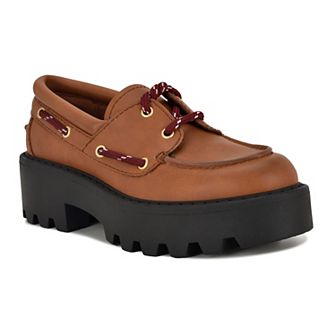 Nine West Kerisa Women's Slip-On Platform Lug Sole Loafers