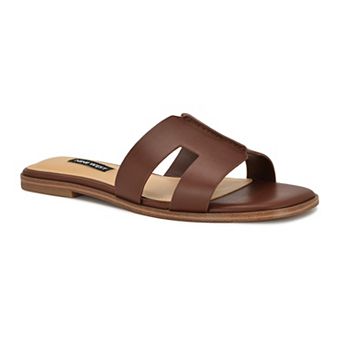 Nine West Giny Women's Studded Slip-On Flat Casual Sandals