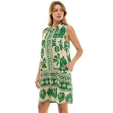 Women's Figueroa & Flower Collared Button Down Dress