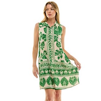 Women's Figueroa & Flower Collared Button Down Dress