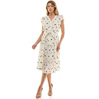 Women's Figueroa & Flower Embroidered Midi Dress