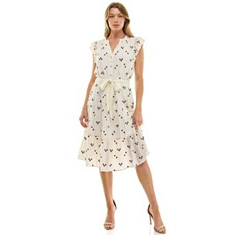 Women's Figueroa & Flower Embroidered Midi Dress