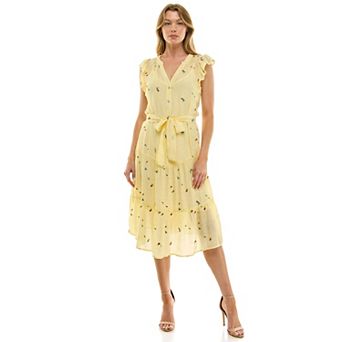 Women's Figueroa & Flower Embroidered Midi Dress