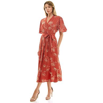 Women's Figueroa & Flower Embroidered Peasant Dress