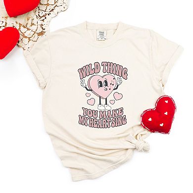 Simply Sage Market Wild Things Make My Heart Sing Garment Dyed Tee
