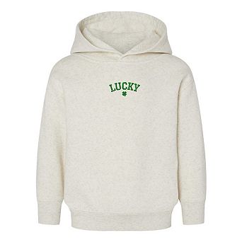 Embroidered Lucky Clover Toddler Graphic Hoodie