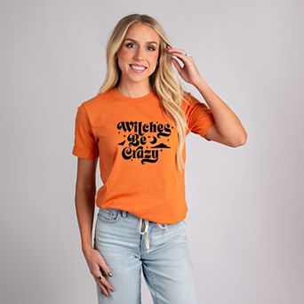 Witches Be Crazy Moon - Women's Short Sleeve Graphic T-Shirt